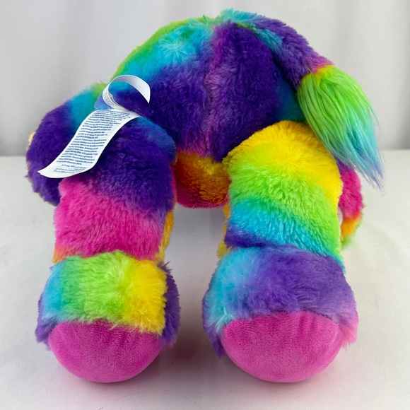 Build a Bear Color Craze Lion Plush 17” Inch Rainbow Stuffed Animal Retired BAB - Picture 7 of 9